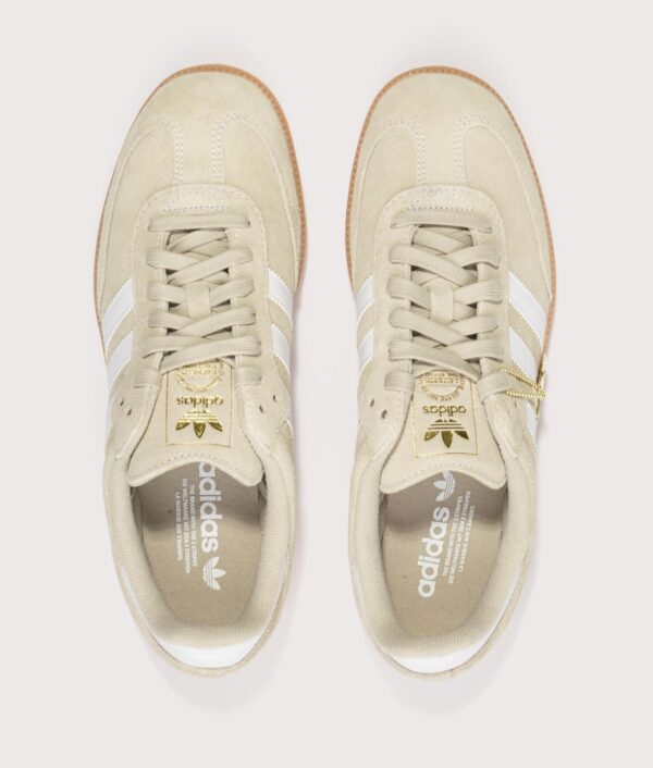 adidas Originals Samba OG Trainers Khaki Three/Footwear White/Gum 2