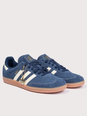 adidas Originals Samba OG Trainers Night Indigo/Warm Vanilla/Gum 2