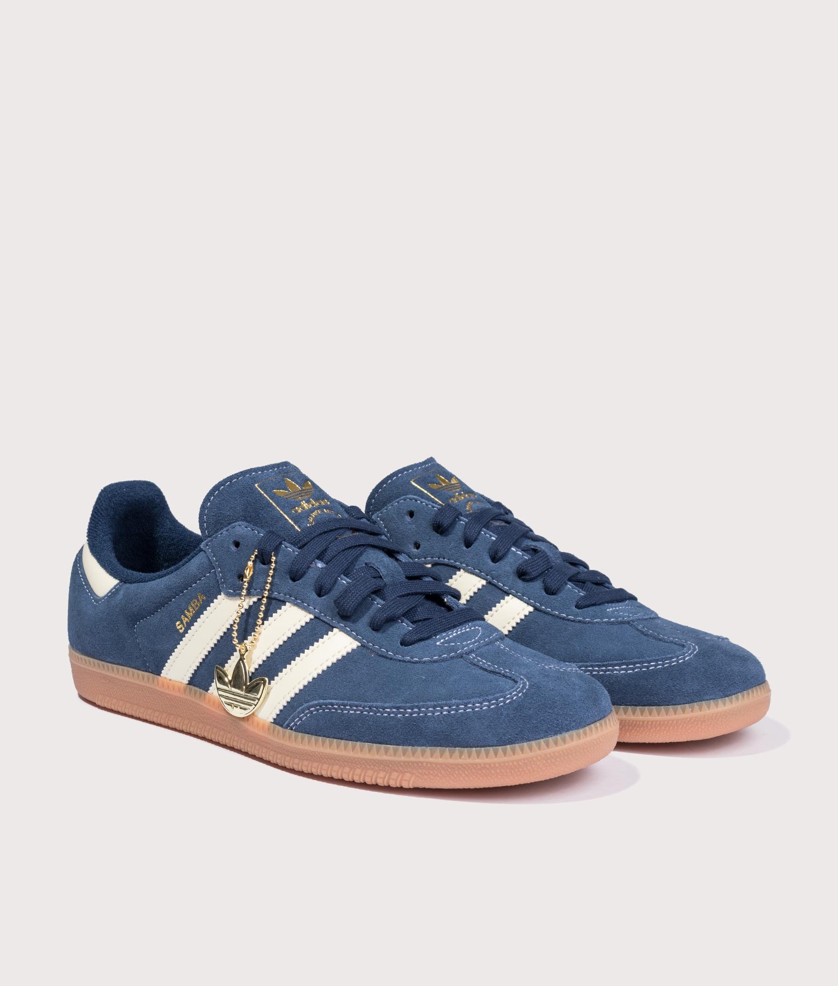 adidas Originals Samba OG Trainers Night Indigo/Warm Vanilla/Gum 2