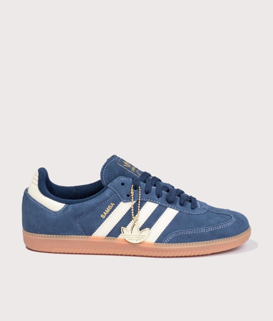 adidas Originals Samba OG Trainers Night Indigo/Warm Vanilla/Gum 2
