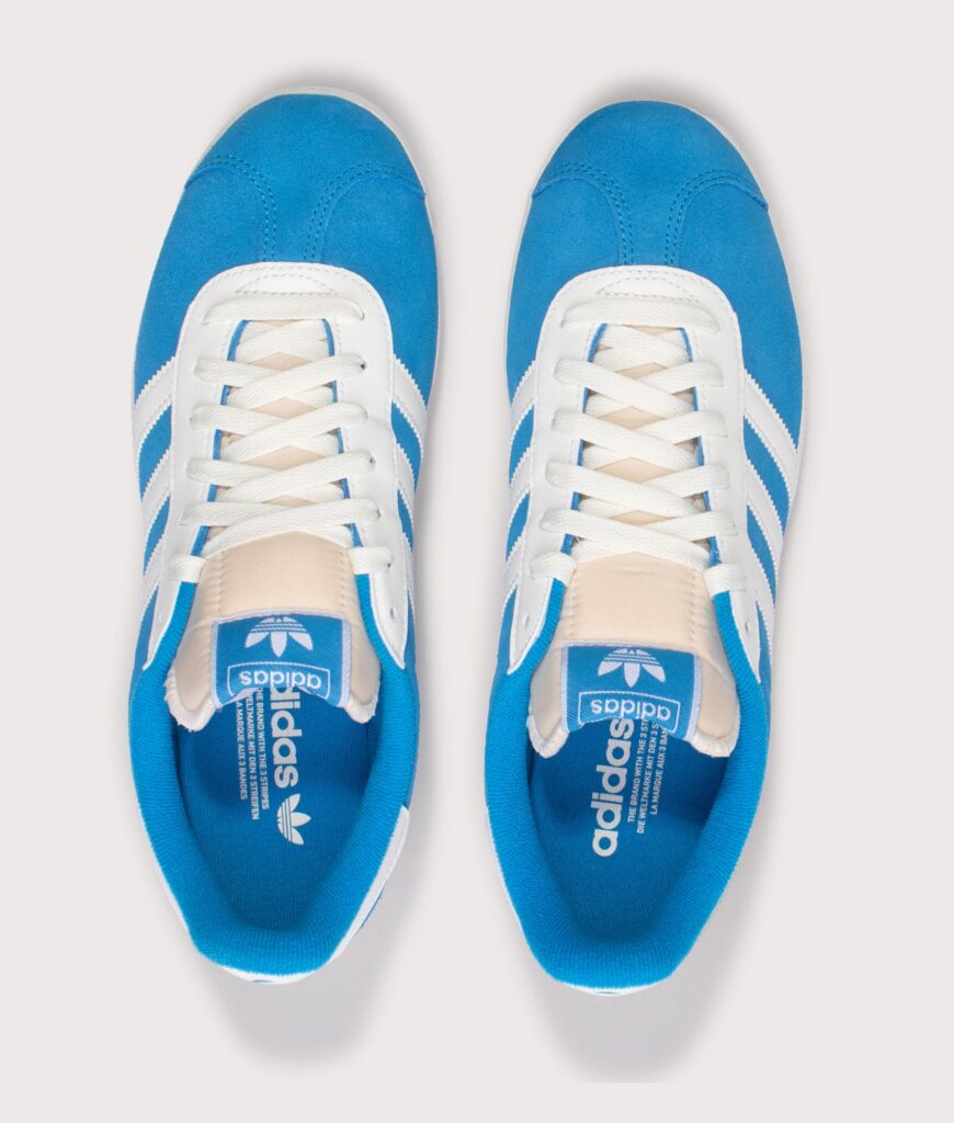 adidas Originals Gazelle Trainers Bright Blue/Off White/Bright Blue