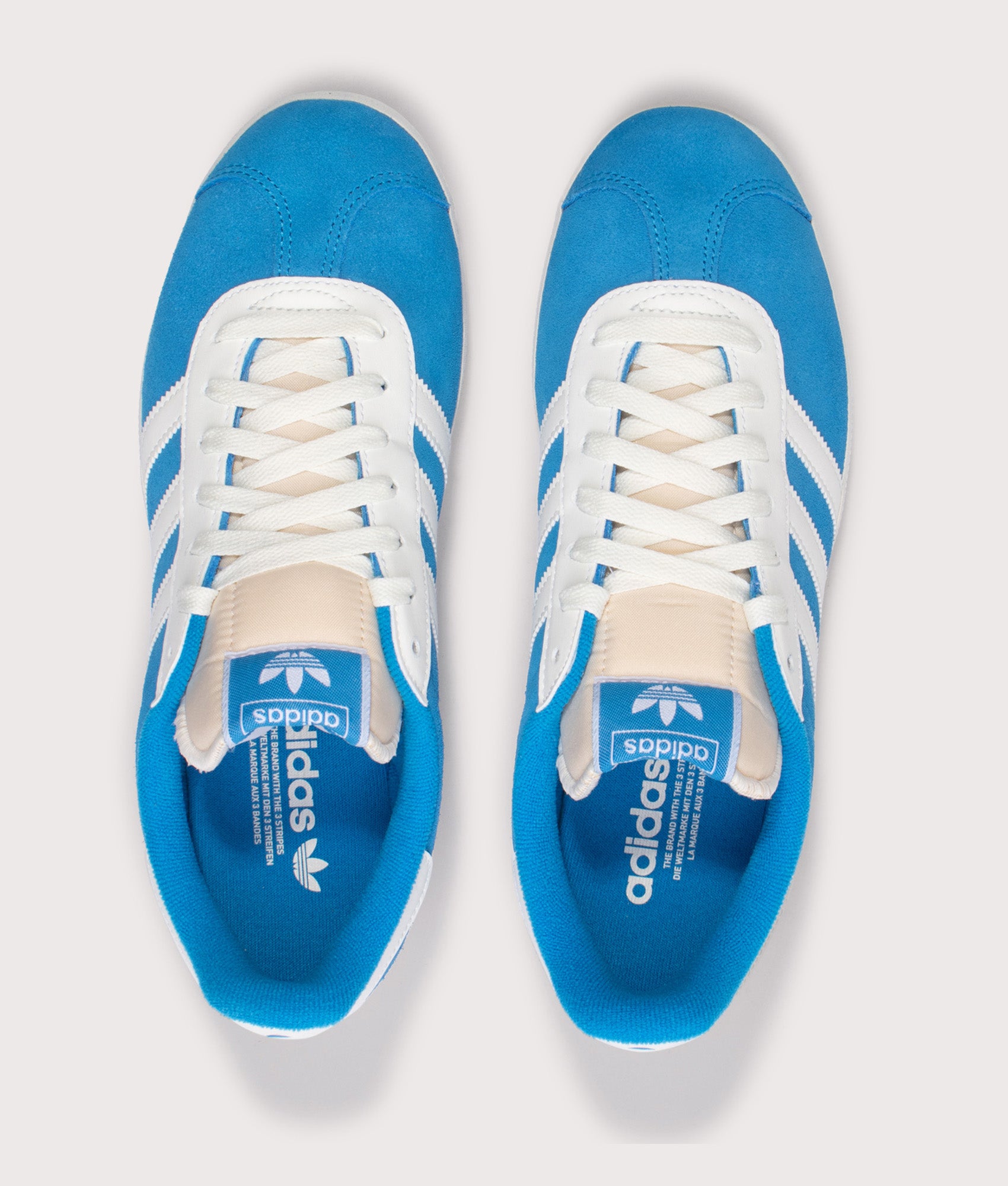 adidas Originals Gazelle Trainers Bright Blue/Off White/Bright Blue