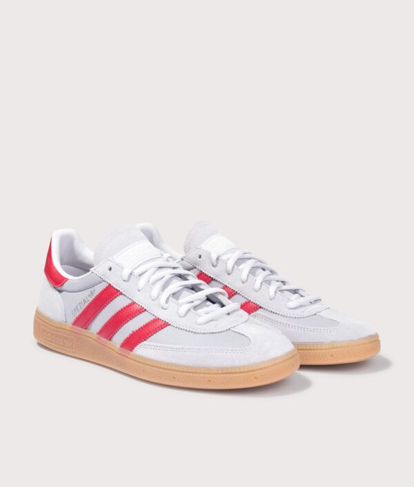 adidas Originals Handball Spezial Trainers Halo Silver/Team Victory Red/Gum4