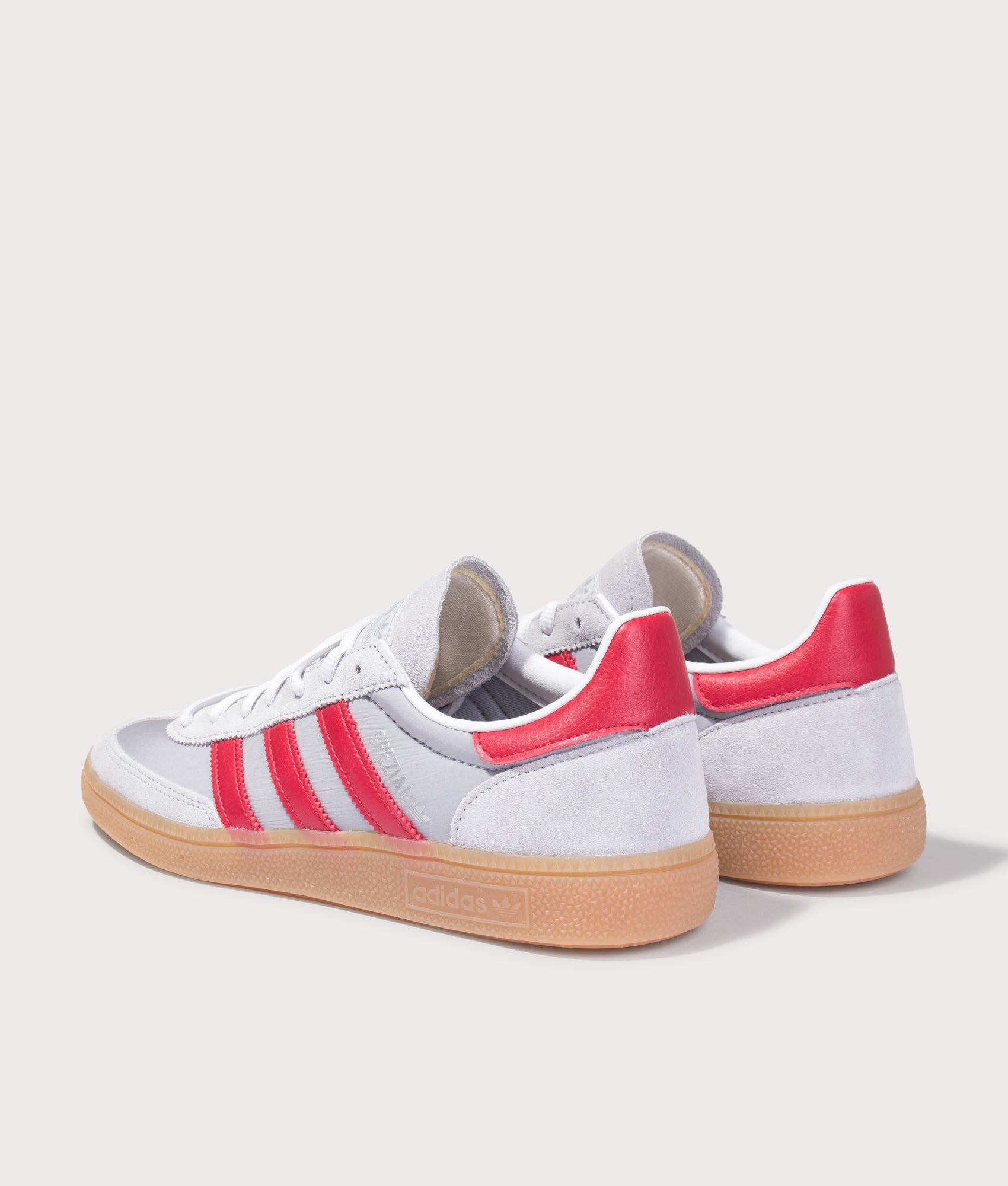 adidas Originals Handball Spezial Trainers Halo Silver/Team Victory Red/Gum4