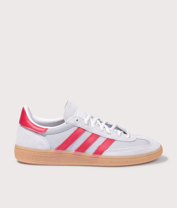 adidas Originals Handball Spezial Trainers Halo Silver/Team Victory Red/Gum4