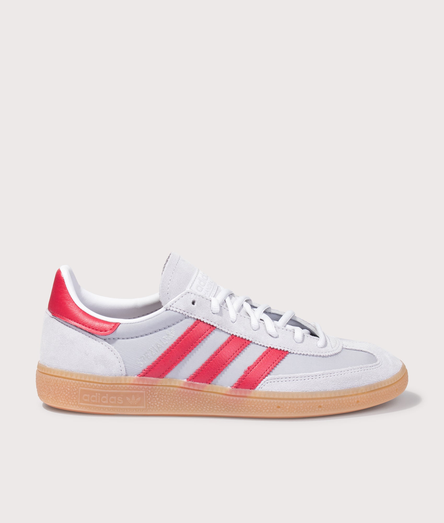 adidas Originals Handball Spezial Trainers Halo Silver/Team Victory Red/Gum4