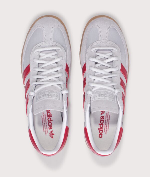 adidas Originals Handball Spezial Trainers Halo Silver/Team Victory Red/Gum4
