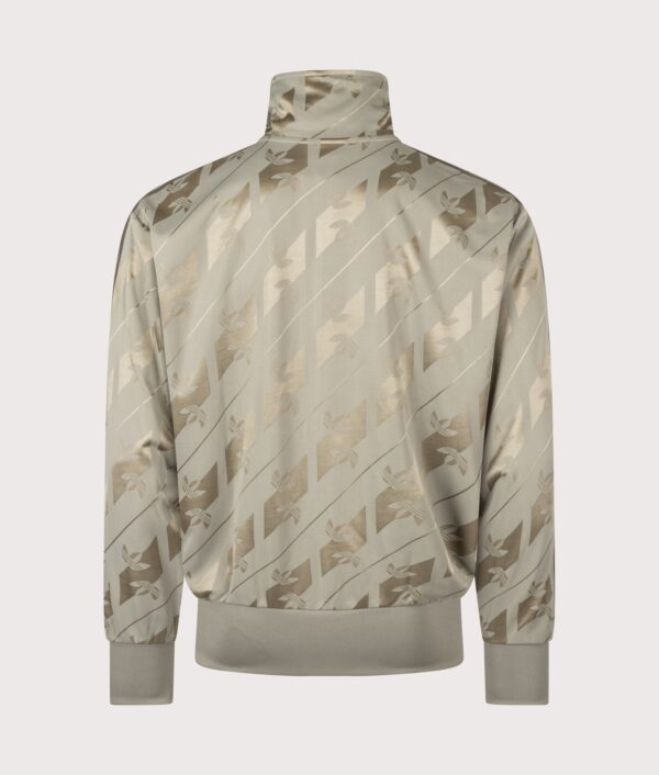 adidas Originals Loose Fit Monogram Firebird Track Top Silver Pebble