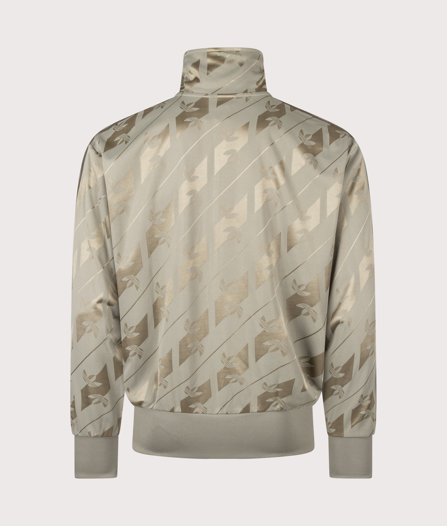 adidas Originals Loose Fit Monogram Firebird Track Top Silver Pebble