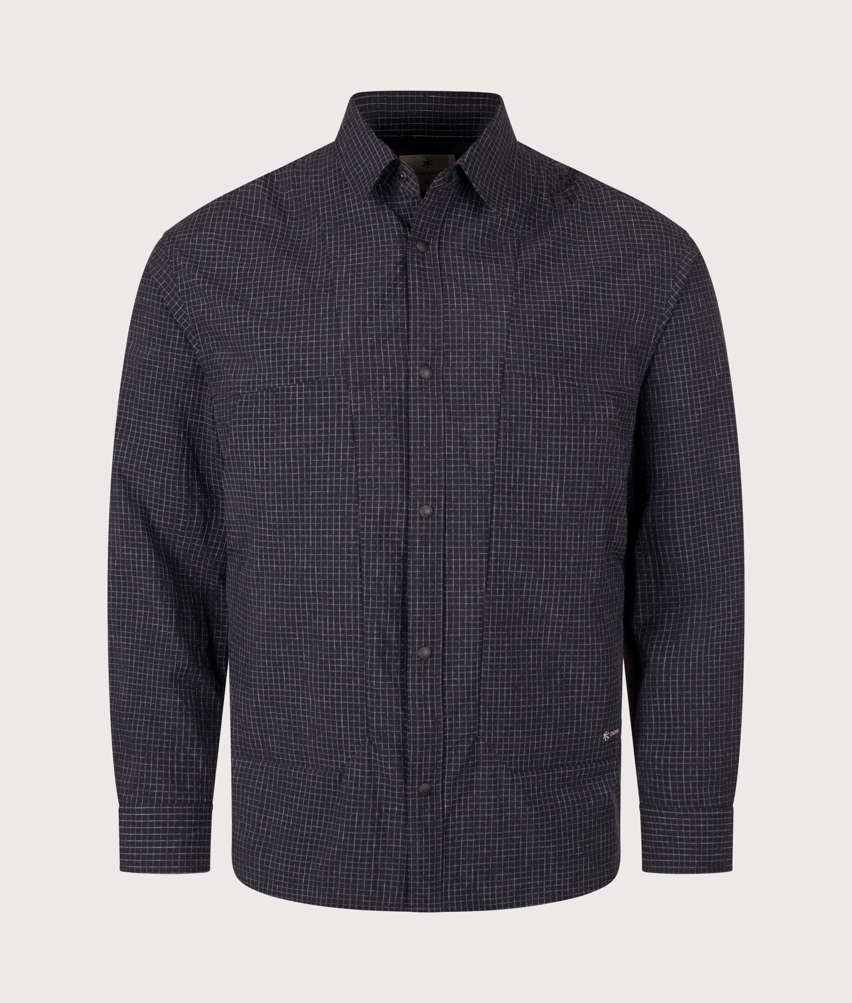 Snow Peak Relaxed Fit KASURI Ripstop Shirt Black