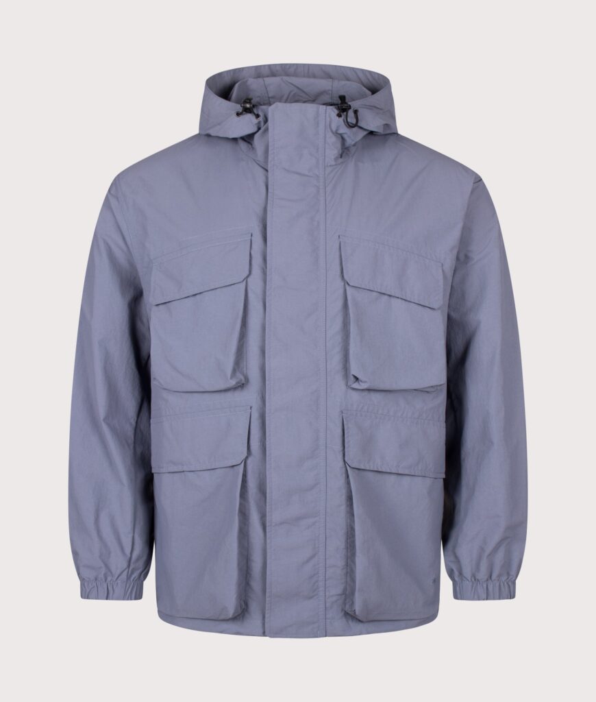 Snow Peak Nylon Double Rip Jacket Light Blue