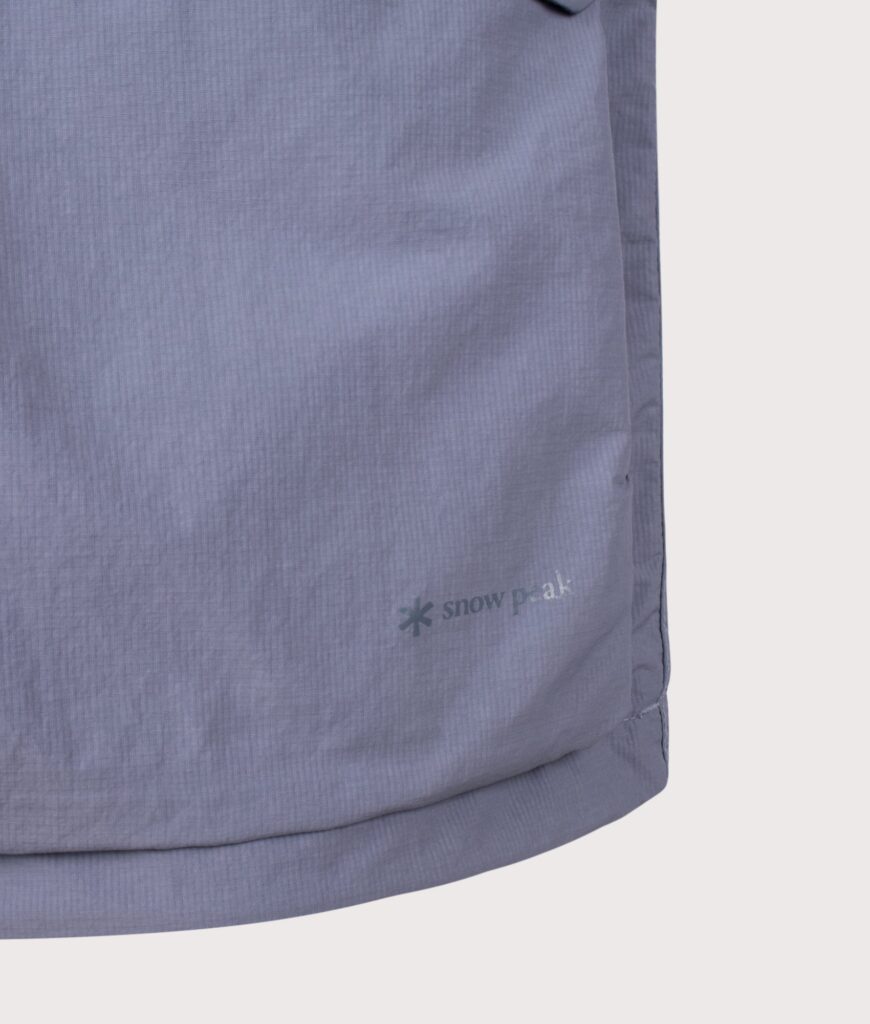Snow Peak Nylon Double Rip Jacket Light Blue