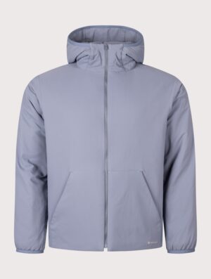 Snow Peak Regular Fit Flexible Insulated Zip Parka Light Blue