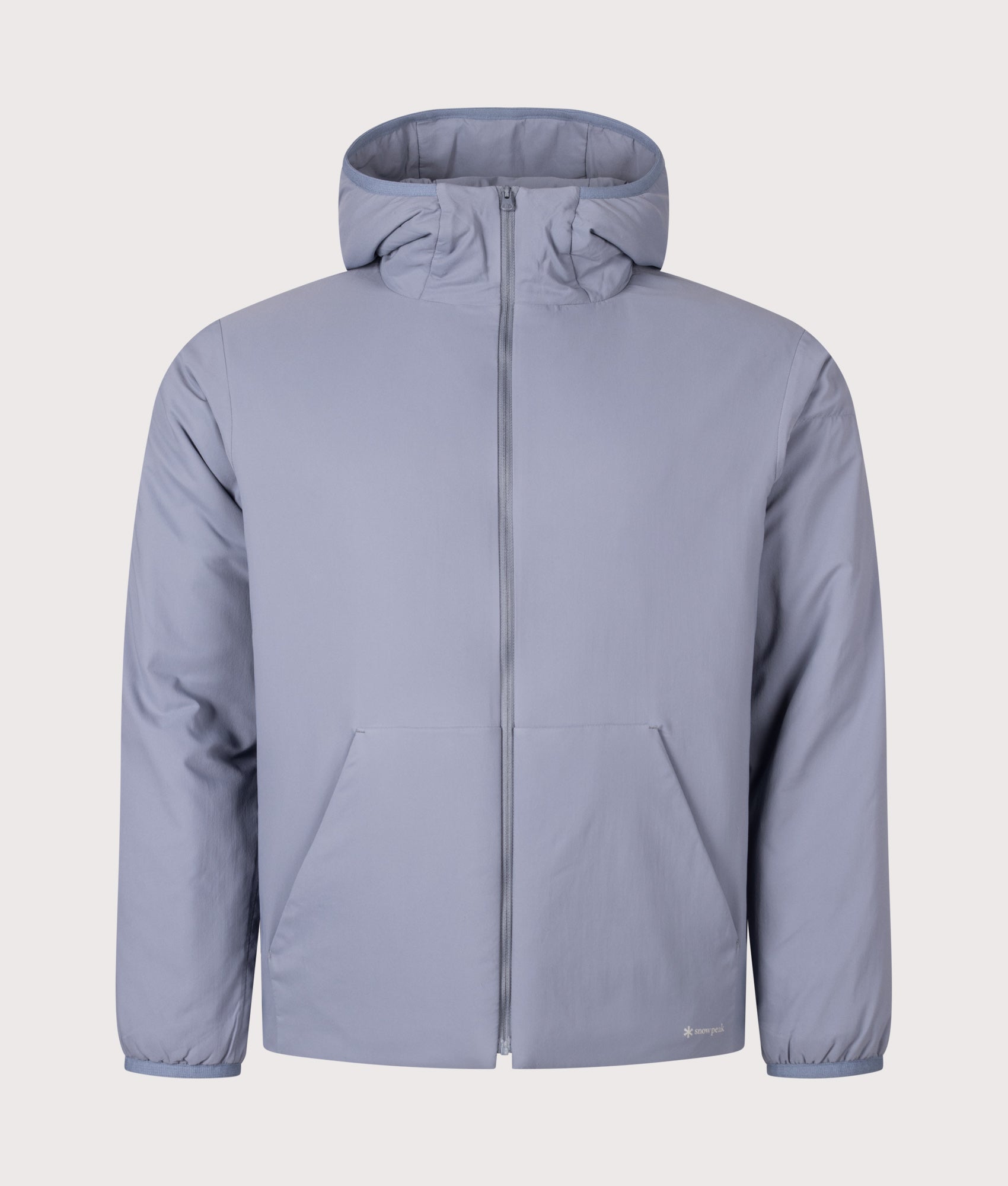 Snow Peak Regular Fit Flexible Insulated Zip Parka Light Blue