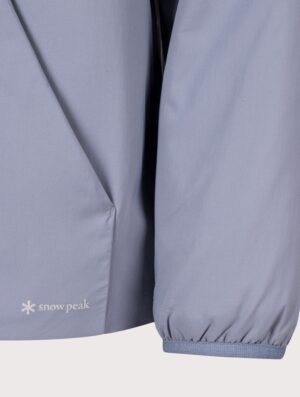 Snow Peak Regular Fit Flexible Insulated Zip Parka Light Blue