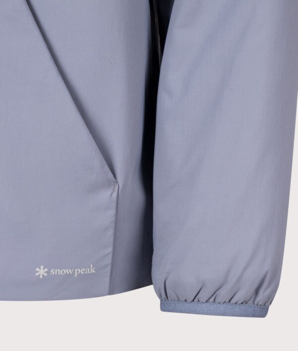 Snow Peak Regular Fit Flexible Insulated Zip Parka Light Blue