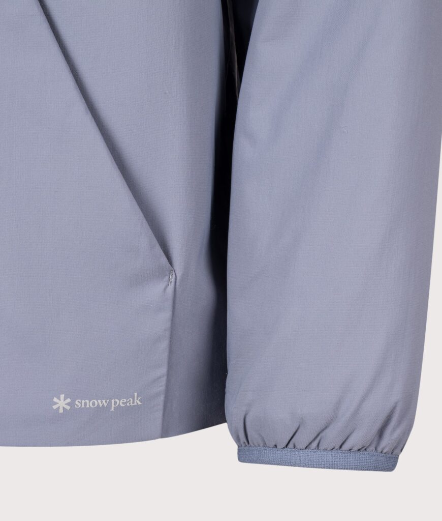 Snow Peak Regular Fit Flexible Insulated Zip Parka Light Blue