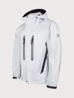and wander 2.5L Hiker Rain Jacket Light Gray
