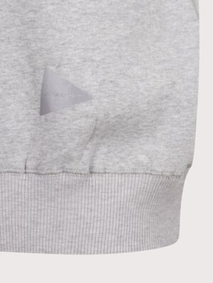 and wander Relaxed Fit Pocket Sweatshirt Light Grey