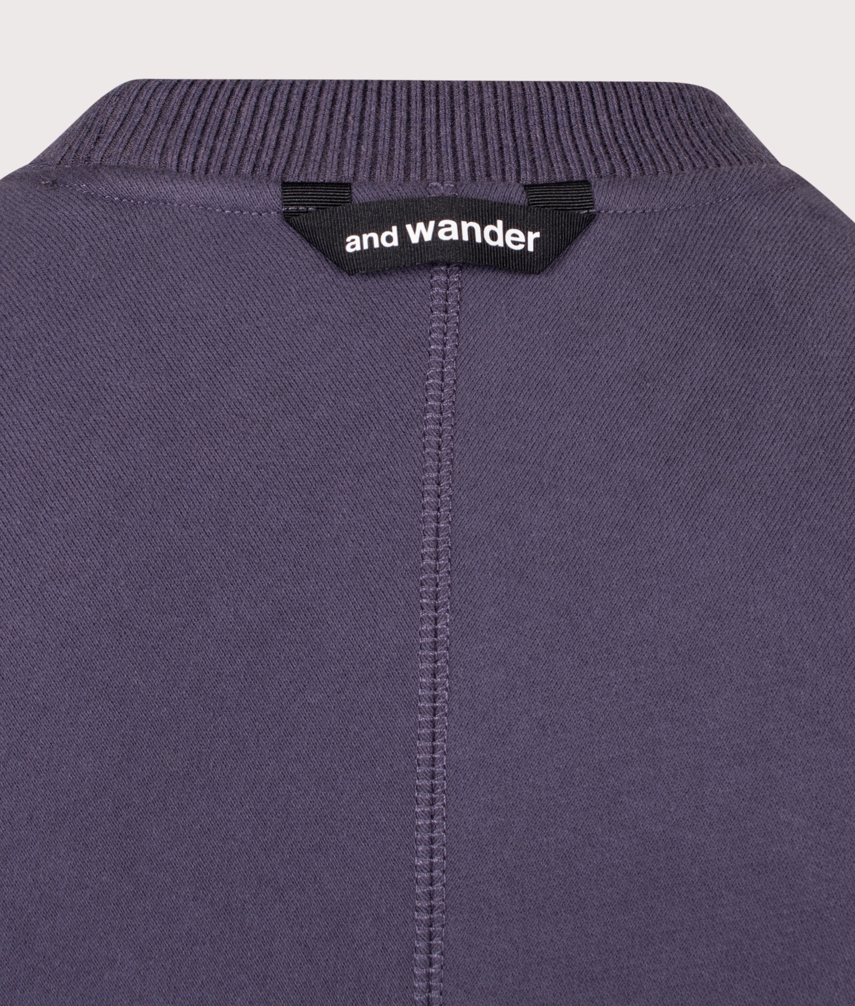 and wander Relaxed Fit Pocket Sweatshirt Purple