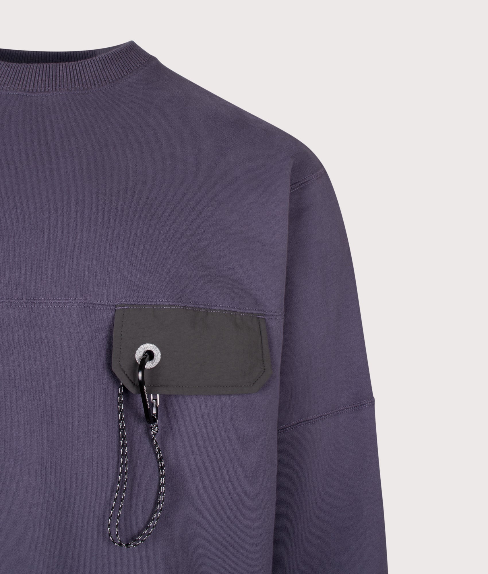 and wander Relaxed Fit Pocket Sweatshirt Purple