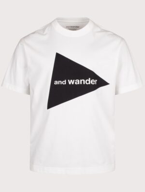 and wander and wander Big Logo T-Shirt White