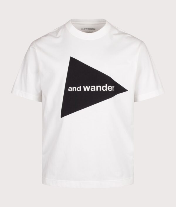 and wander and wander Big Logo T-Shirt White