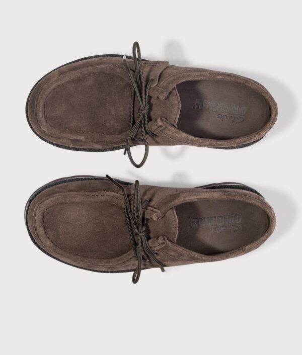 Clarks Originals Meare Walla Shoes Dark Brown Suede