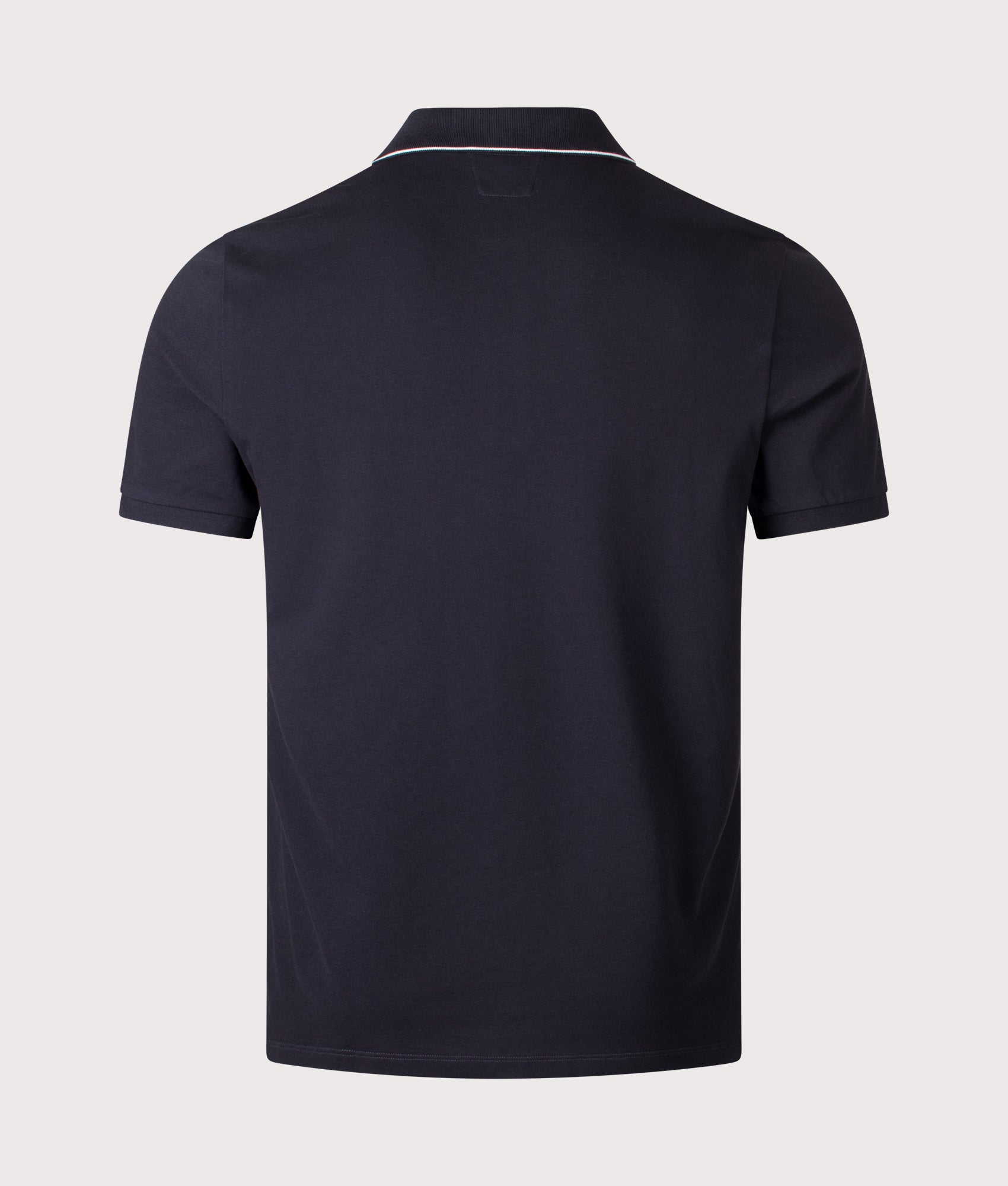C.P. Company Stretch Piqué Logo Polo Shirt Total Eclipse
