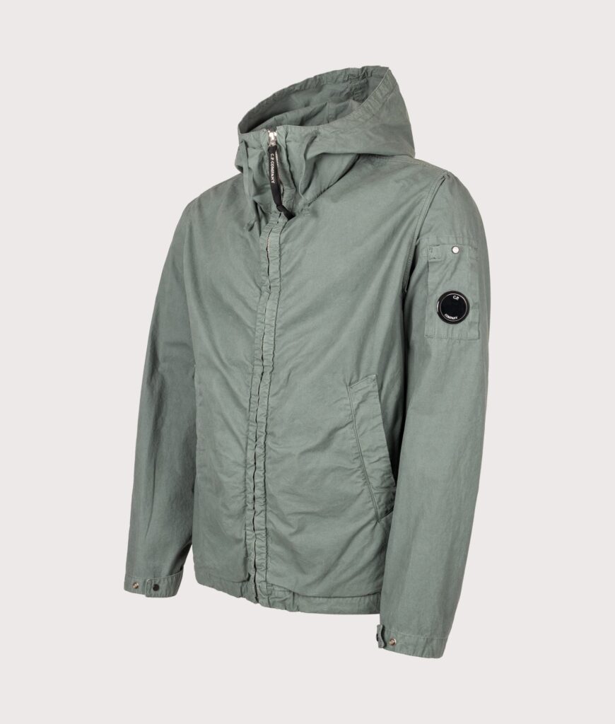 C.P. Company Micro-Reps Hooded Lens Jacket Laurel Wreath
