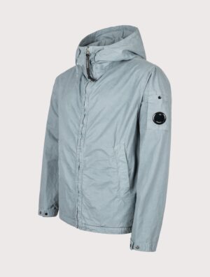 C.P. Company Micro-Reps Hooded Lens Jacket Silver Blue