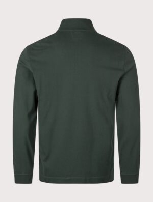 C.P. Company Stretch Piquet Quarter Zip Sweatshirt Ponderosa Pine