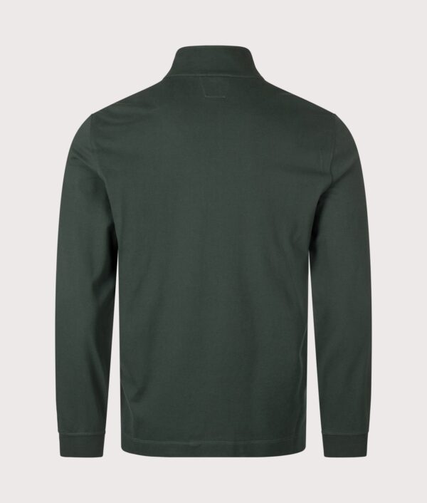 C.P. Company Stretch Piquet Quarter Zip Sweatshirt Ponderosa Pine