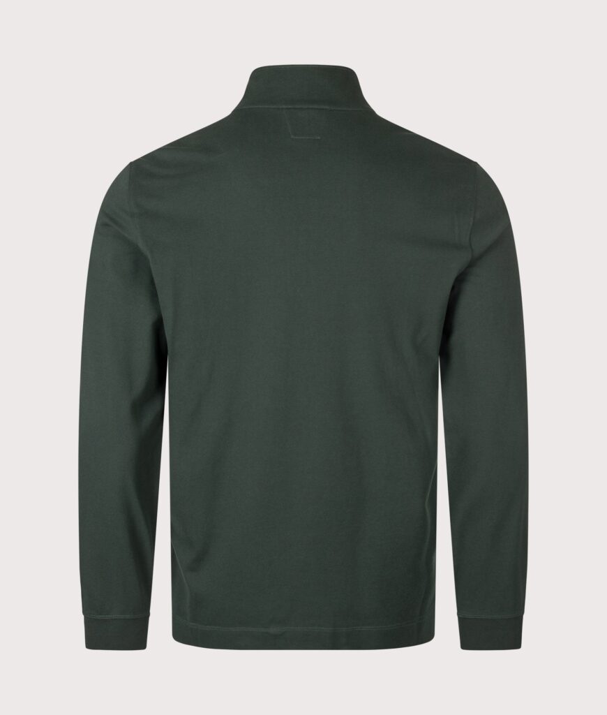 C.P. Company Stretch Piquet Quarter Zip Sweatshirt Ponderosa Pine