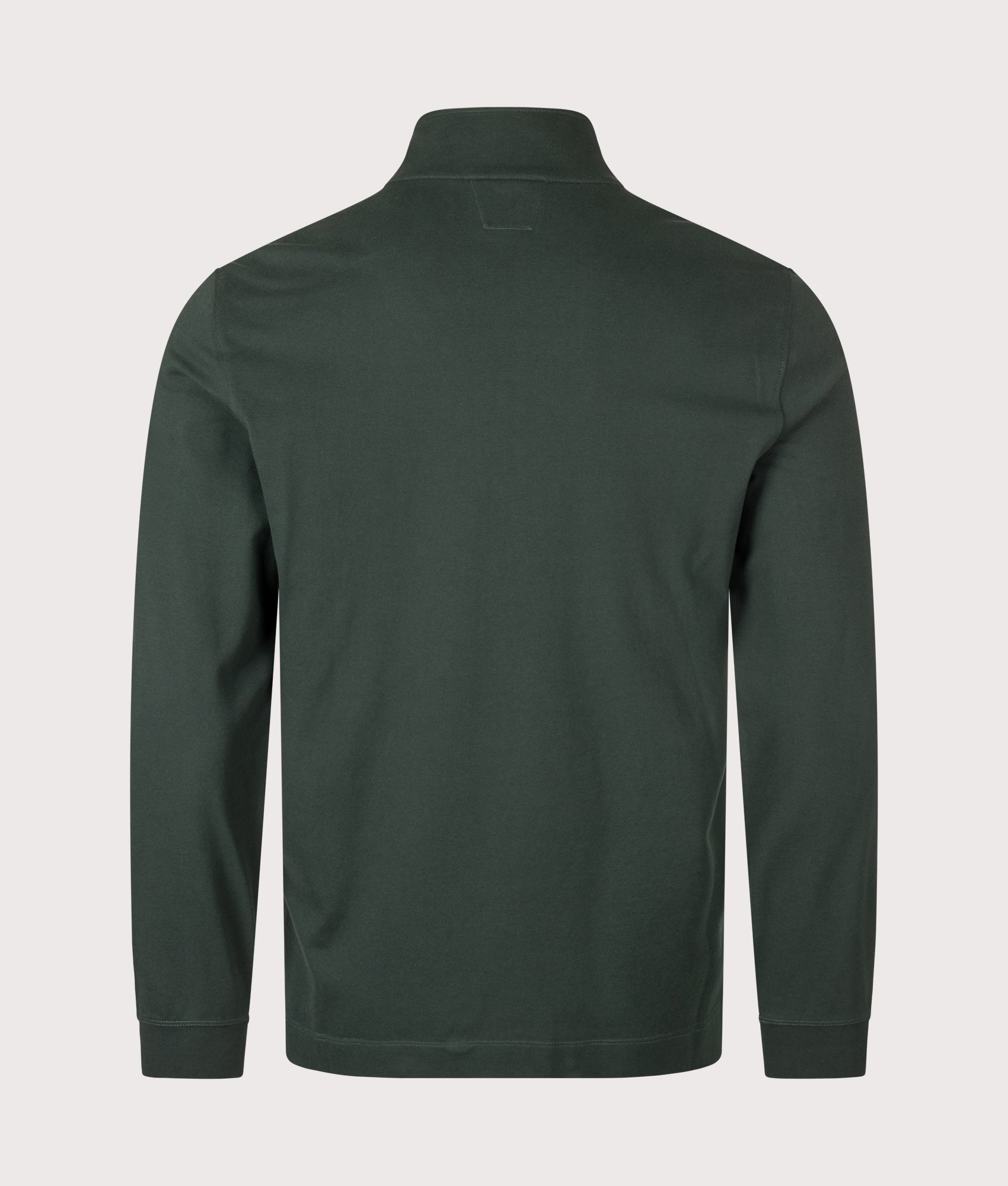 C.P. Company Stretch Piquet Quarter Zip Sweatshirt Ponderosa Pine