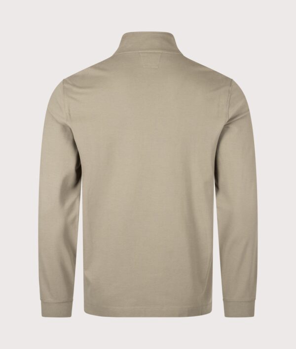 C.P. Company Stretch Piquet Quarter Zip Sweatshirt Fallen Rock