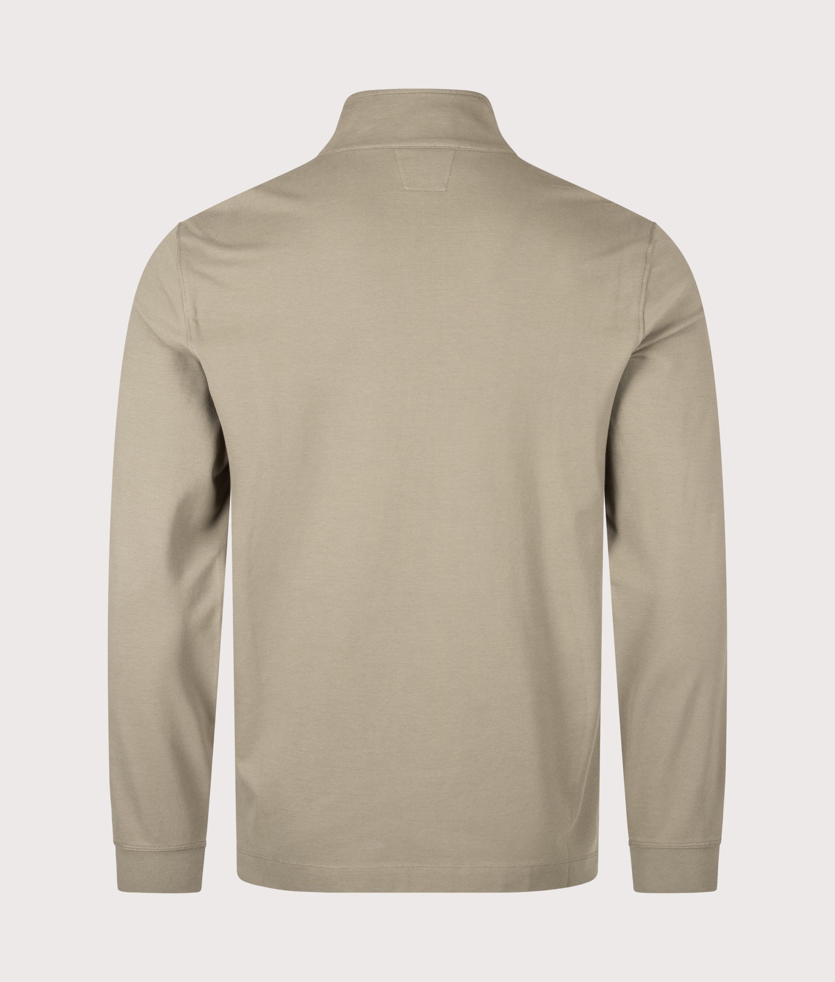 C.P. Company Stretch Piquet Quarter Zip Sweatshirt Fallen Rock