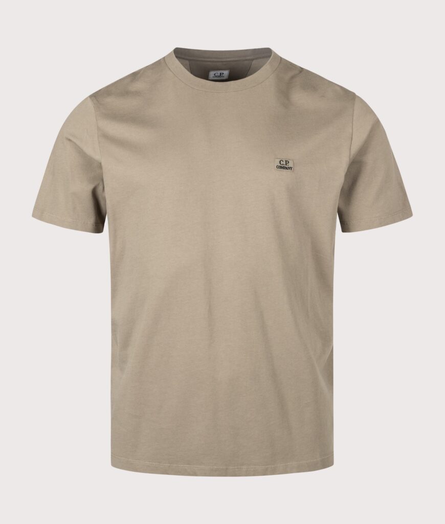 C.P. Company 30/1 Jersey Logo Patch T-Shirt Fallen Rock
