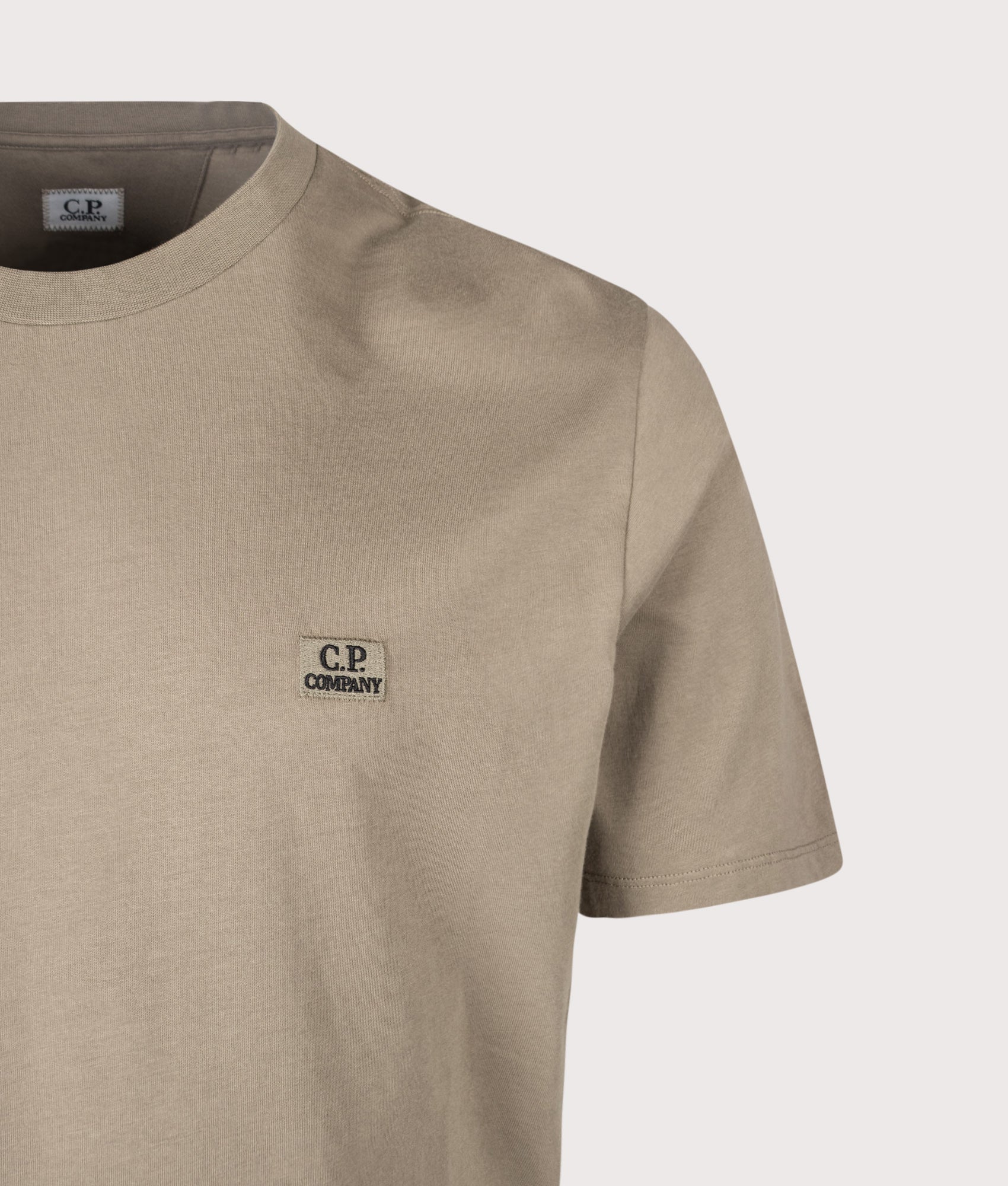C.P. Company 30/1 Jersey Logo Patch T-Shirt Fallen Rock