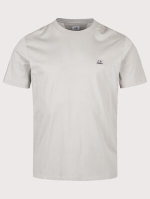 C.P. Company 30/1 Jersey Logo Patch T-Shirt Flint Grey
