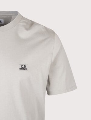 C.P. Company 30/1 Jersey Logo Patch T-Shirt Flint Grey
