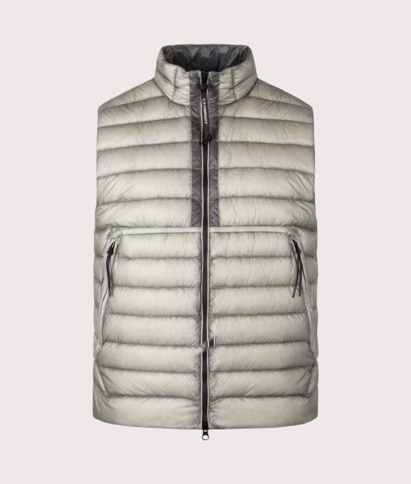 C.P. Company D.D. Shell Down Gilet Flint Grey