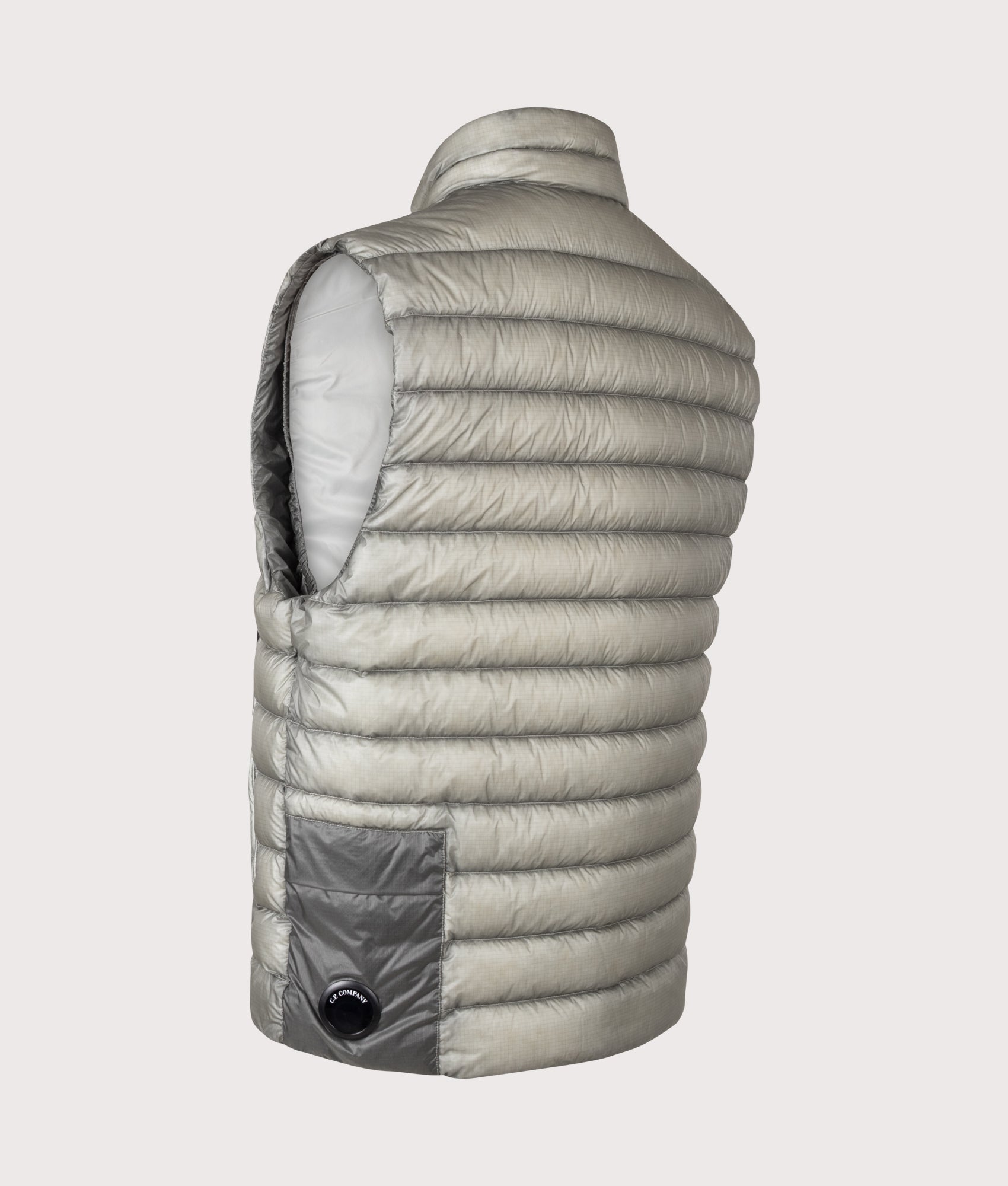 C.P. Company D.D. Shell Down Gilet Flint Grey