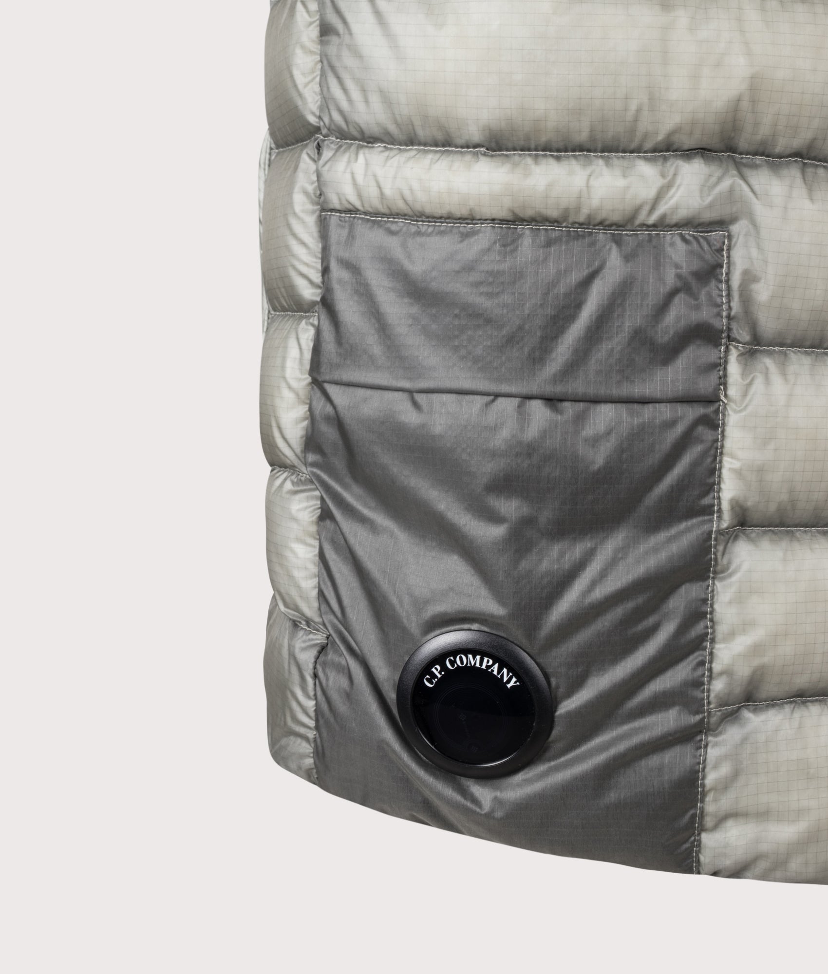 C.P. Company D.D. Shell Down Gilet Flint Grey