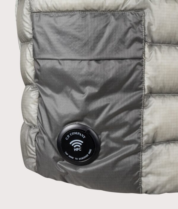 C.P. Company D.D. Shell Down Gilet Flint Grey