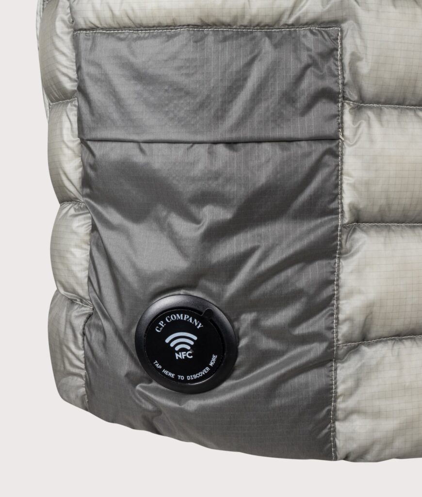 C.P. Company D.D. Shell Down Gilet Flint Grey