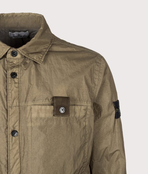 STONE ISLAND Crinkle Reps NY Jacket Military Green