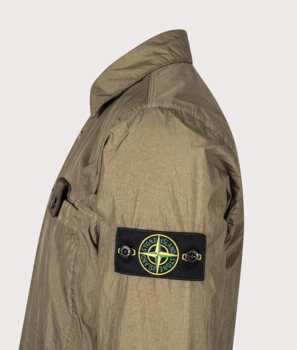 STONE ISLAND Crinkle Reps NY Jacket Military Green