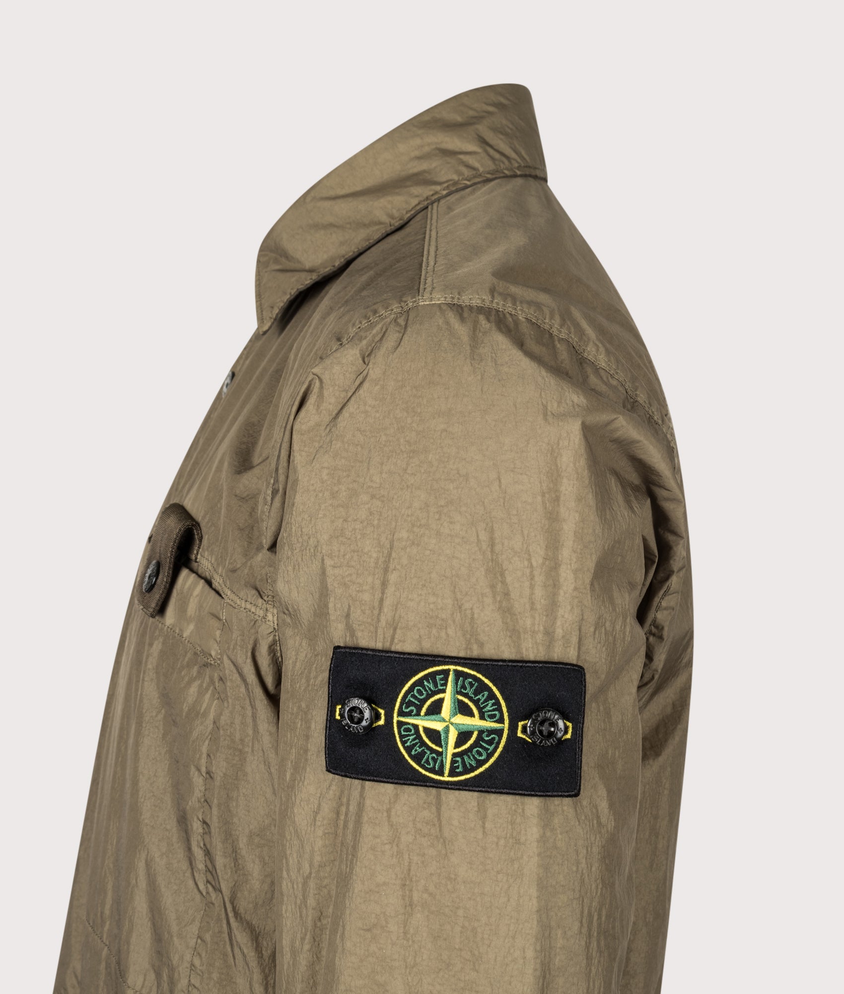 STONE ISLAND Crinkle Reps NY Jacket Military Green