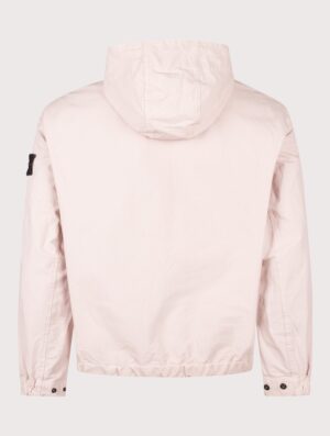 STONE ISLAND Comfort Fit Organic Cotton Ripstop Hooded Overshirt V0082 Antique Rose